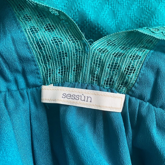 Sessun autumnal leaf patter dress, M size - Picture 8 of 13